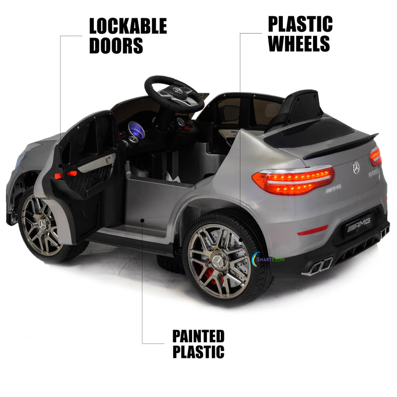 12V One-Seater Ride-On Car with Remote Control and MP3 – Licensed Mercedes-Benz, Multiple Colors Magic Cars 4