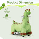 6V Battery-Powered Electric Dinosaur Ride-On Toy with Music Magic Cars 5