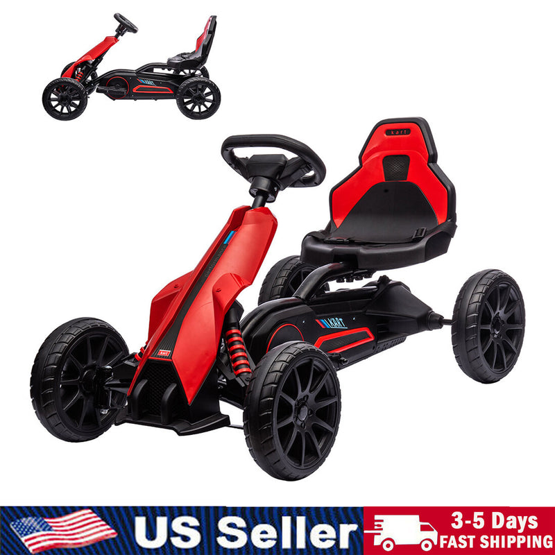Electric 12V Drift Ride-On Kart with Adjustable Seat, 2 Speeds, and Shock Absorbers Magic Cars Variant 0