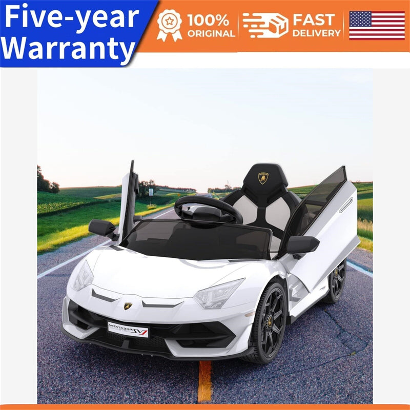 12V Battery-Powered Ride-On Toy for Kids with LED Headlights and Hydraulic Doors Magic Cars Variant 0