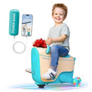 2-in-1 Electric Ride-On Car with Storage for Kids Ages 4-8, Blue Magic Cars 0