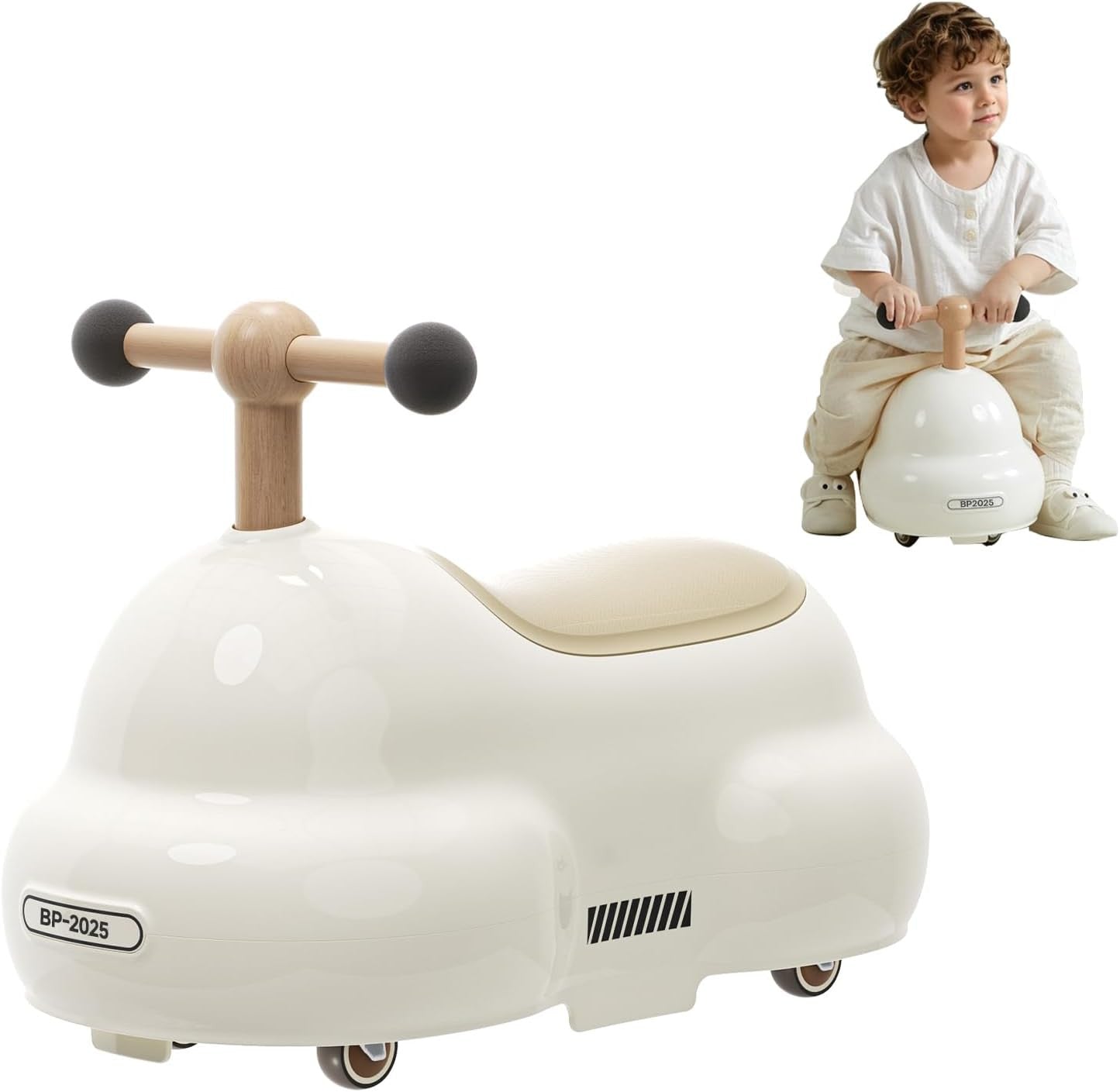 Magic Rider Toy Toddler Ride-On Toy Vehicle for Boys and Girls with Easy Steering and