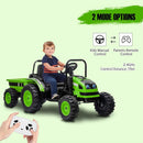 12V Battery-Powered Ride-On Tractor Car with Power Wheels and Parental Remote Control for Kids Magic Cars 2