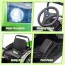 12V Battery-Powered Ride-On Tractor Car with Power Wheels and Parental Remote Control for Kids Magic Cars 6