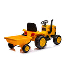 Electric Battery-Powered Ride-On Tractor and Excavator with Trailer for Kids Age 5 and Up Magic Cars 26