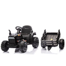 24V Battery-Powered Electric Ride-On Tractor with Trailer and Dual 200W Motors Magic Cars 4
