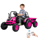 12V Battery-Powered Ride-On Tractor with Trailer and Remote Control Electric Car Magic Cars 19
