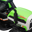 12V Battery-Powered Ride-On Electric Tractor Toy with Trailer and Remote Control Magic Cars 15