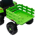 12V Battery-Powered Ride-On Electric Tractor Toy with Trailer and Remote Control Magic Cars 5