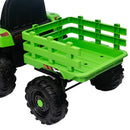 12V Battery-Powered Ride-On Electric Tractor Toy with Trailer and Remote Control Magic Cars 9
