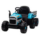 12V Battery-Powered Ride-On Electric Tractor Toy with Trailer and Remote Control Magic Cars Variant 0