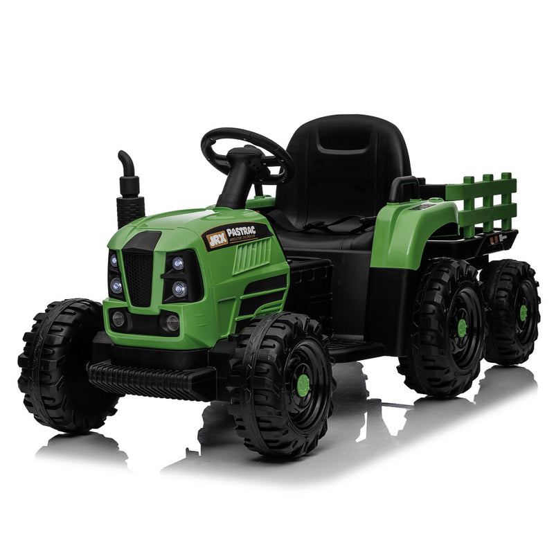 24V 400W Electric Ride-On Tractor Toy with Trailer Magic Cars 14