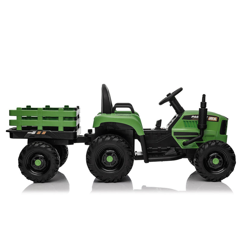 24V 400W Electric Ride-On Tractor Toy with Trailer Magic Cars 18