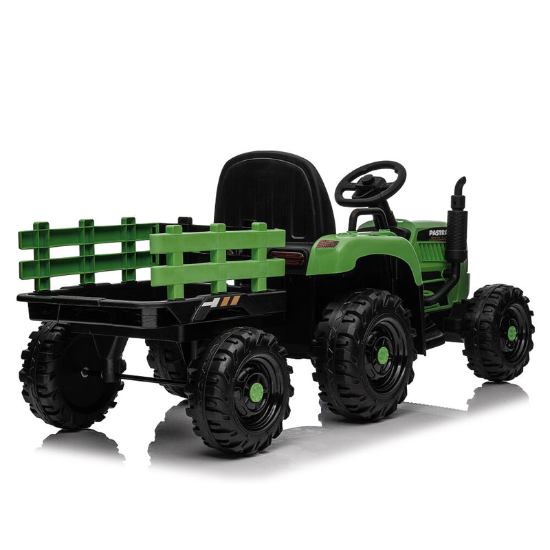 24V 400W Electric Ride-On Tractor Toy with Trailer Magic Cars 22