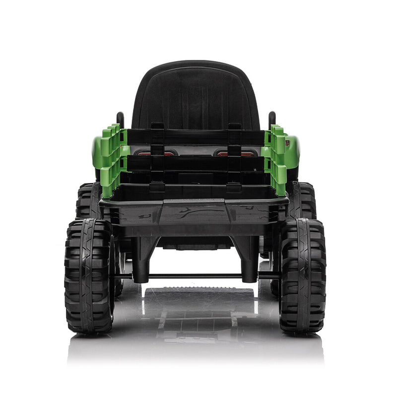 24V 400W Electric Ride-On Tractor Toy with Trailer Magic Cars 7