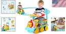 Electric 6V Ride-On Train Toy with Tracks, Storage, Lights, and Music for Toddlers Magic Cars 1