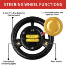 Electric Ride-On Train Set with Track, 2-Seater, Cargo Car, and Music Features Magic Cars 7