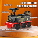 Electric Ride-On Train Set with Track, 2-Seater Cargo Car, Music and Lights Magic Cars 2