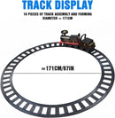 Electric Ride-On Train Set with Track, 2-Seater Cargo Car, Music and Lights Magic Cars 6