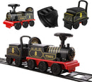 Electric Ride-On Train Set with Track, 2-Seater Cargo Car, Music and Lights Magic Cars Variant 0