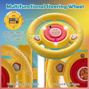 Electric 6V Ride-On Train Toy with 16-Piece Track Set for Kids Magic Cars 2