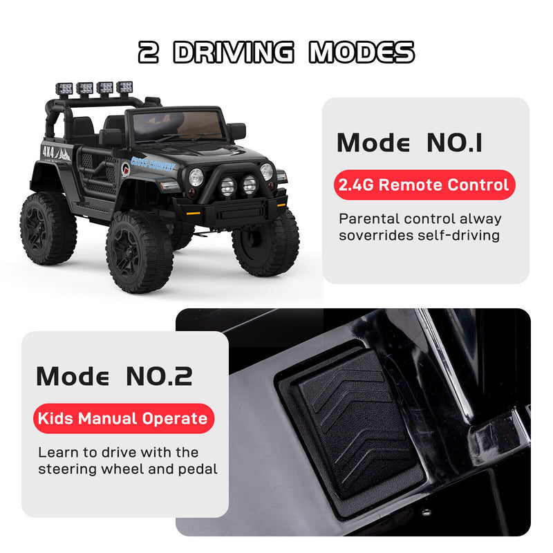 12V Battery-Powered Ride-On Electric Truck Car with Remote Control Magic Cars 13