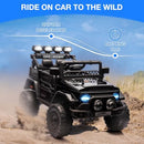 12V Electric Ride-On Truck with Remote Control, 3 Speeds, LED Lights, Black Magic Cars 5