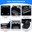 12V Electric Ride-On Truck with Remote Control, 3 Speeds, LED Lights, Black Magic Cars 6
