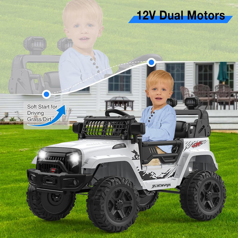 12V Electric Ride-On Truck Car for Kids with Remote Control and Music Magic Cars 2
