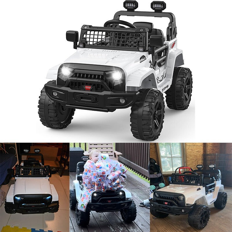 12V Kids Electric Ride-On Truck and Car with Parent Remote Control and LED Lights Magic Cars Variant 0