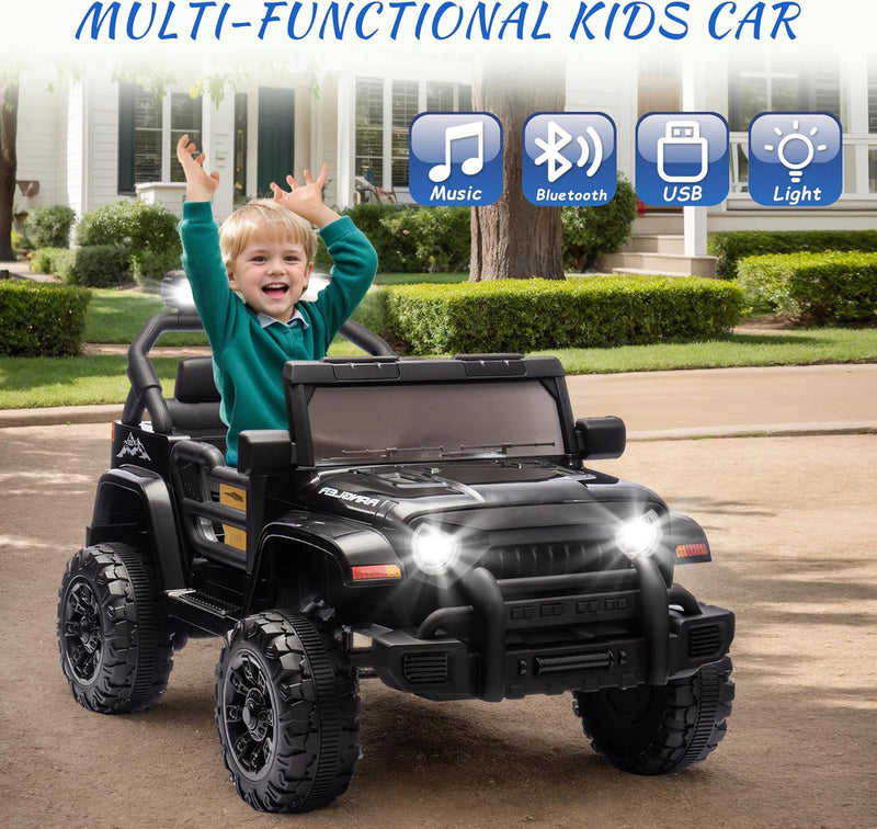 12V Kids Electric Ride-On Truck Car with Parental Remote Control Toy Vehicle Magic Cars 3