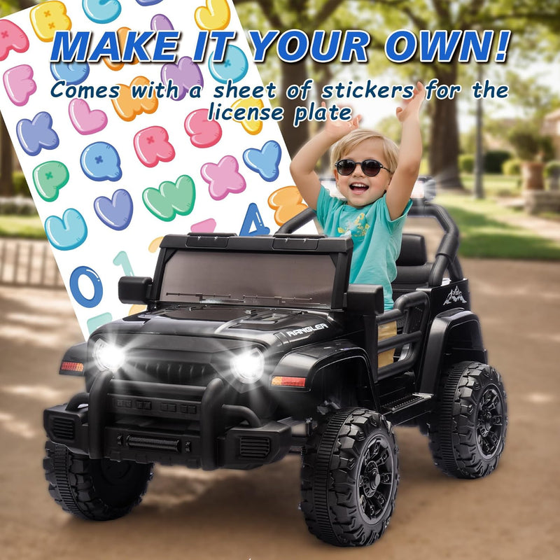 12V Kids Electric Ride-On Truck Car with Parental Remote Control Toy Vehicle Magic Cars 5