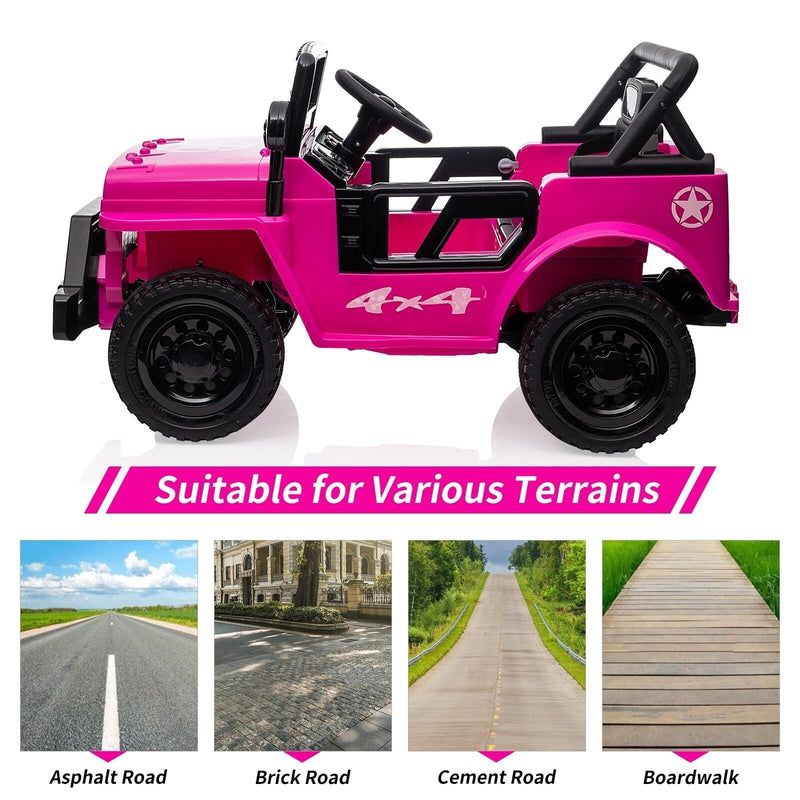 12V Kids Electric Ride-On Truck and Car with Remote Control Magic Cars 1