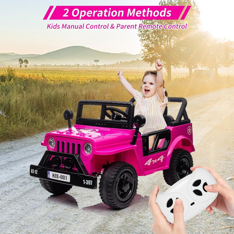 12V Kids Electric Ride-On Truck and Car with Remote Control Magic Cars 2