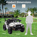 12V Ride-On Truck Car Toy with Parent Remote Control for Kids Ages 3-5 Magic Cars 19