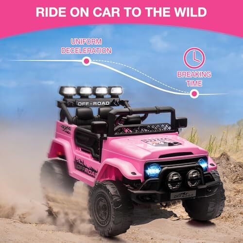 12V Electric Ride-On Truck Car for Kids with Remote Control Toy Vehicle Magic Cars 1