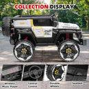 12V Electric Ride-On Truck Car for Kids Ages 3-8 with 7AH Battery Magic Cars 4