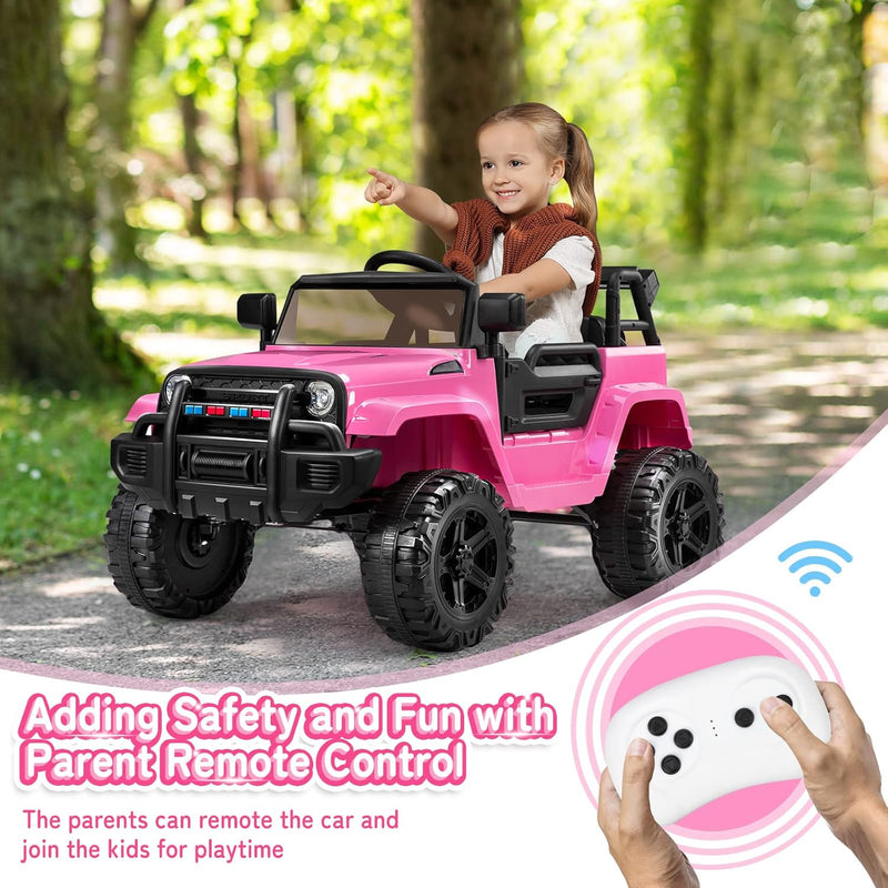 12V Battery-Powered Kids Ride-On Truck with Remote Control and 4 Wheels Magic Cars 2