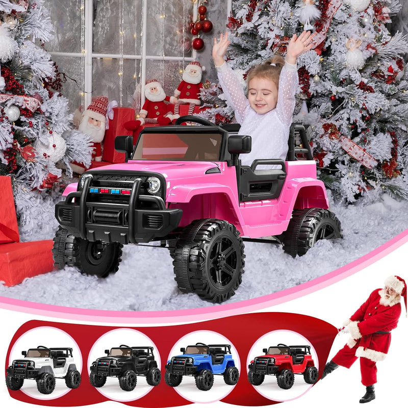 12V Battery-Powered Kids Ride-On Truck with Remote Control and 4 Wheels Magic Cars 6