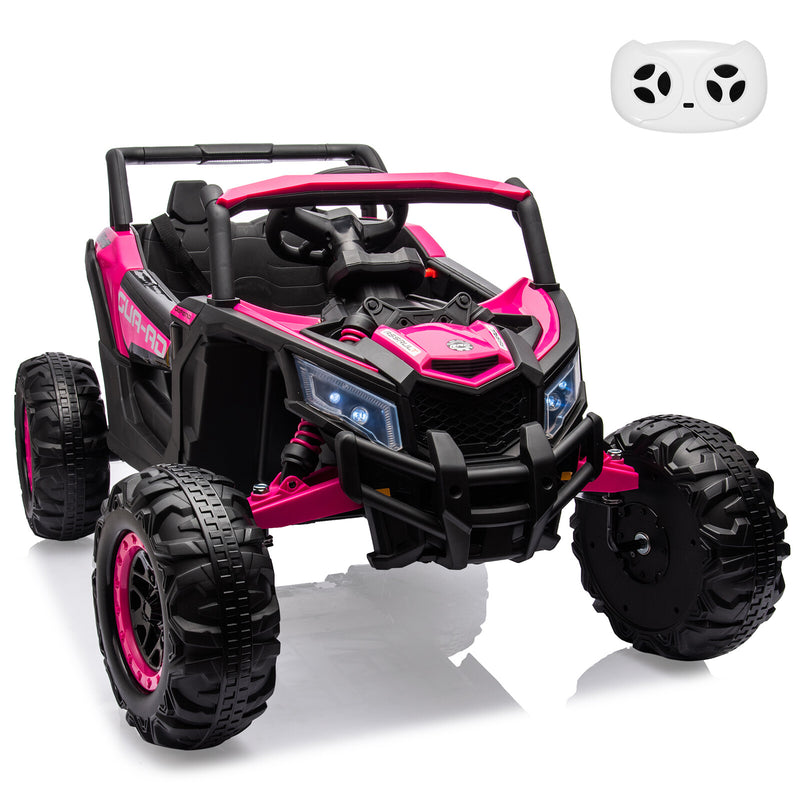 24V Battery-Powered Electric Off-Road UTV Ride-On Car with Remote Control Magic Cars 16