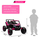 24V Battery-Powered Electric Off-Road UTV Ride-On Car with Remote Control Magic Cars 17