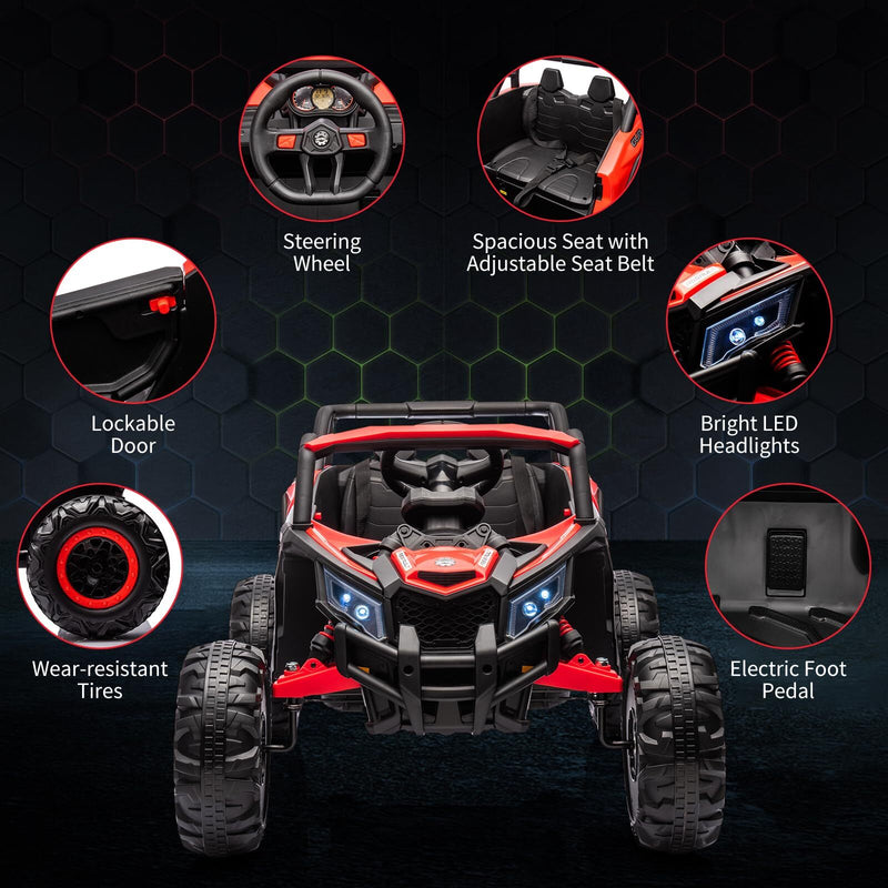 24V Battery-Powered Electric Off-Road UTV Ride-On Car with Remote Control Magic Cars 3