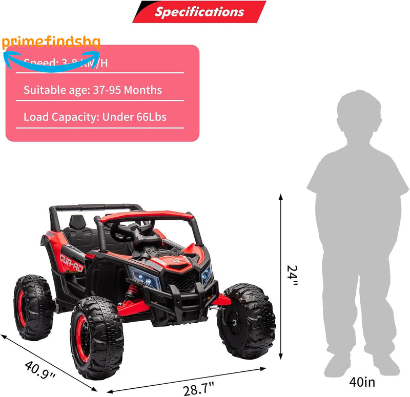24V Battery-Powered Off-Road Ride-On UTV Car with 200W Motor and Remote Control Magic Cars 2