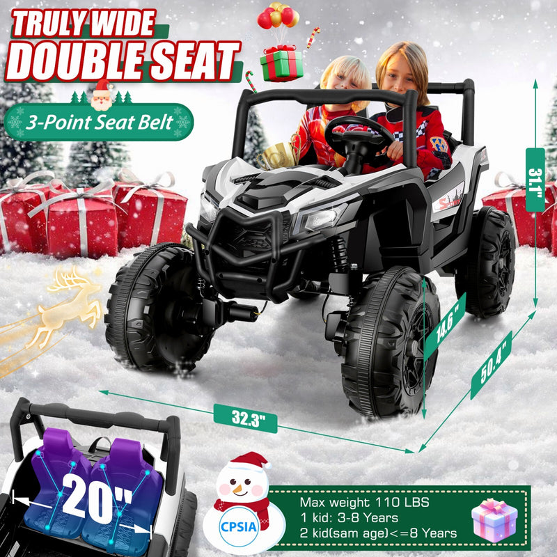 24V 4WD Off-Road Electric Ride-On UTV Car for Kids, 2-Seater with Remote Control and 4x200W Motors Magic Cars 11