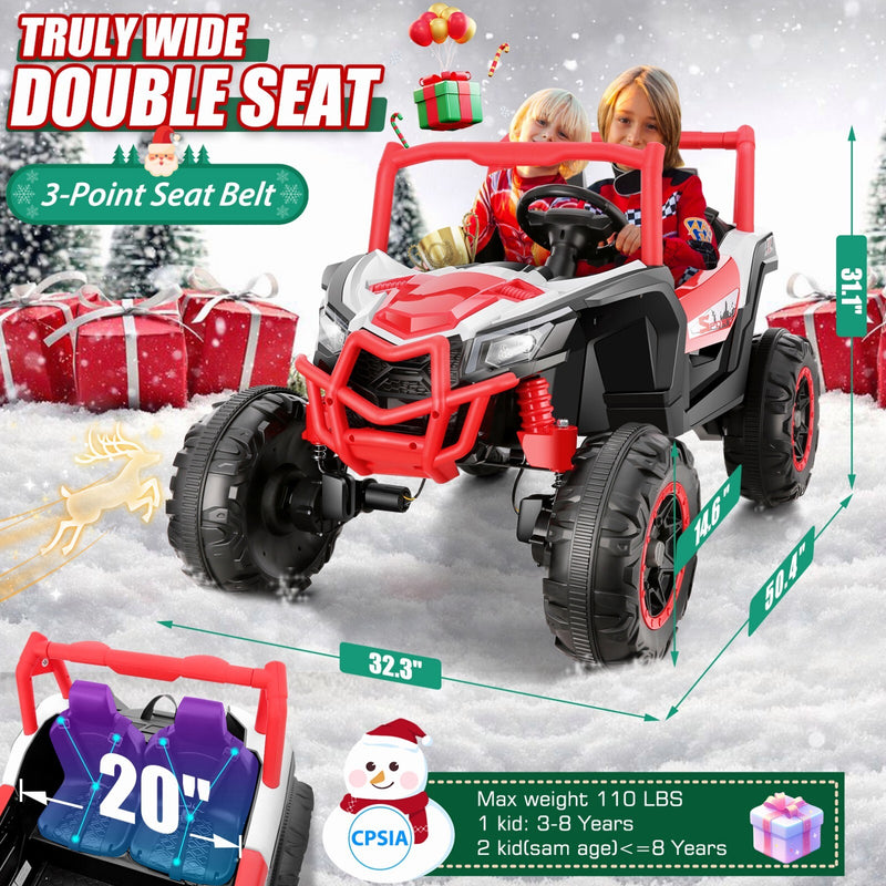 24V 4WD Off-Road Electric Ride-On UTV Car for Kids, 2-Seater with Remote Control and 4x200W Motors Magic Cars 5