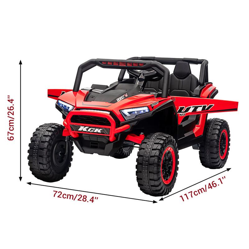 12V Battery-Powered Electric Off-Road UTV Ride-On Vehicle for Kids with Remote Control Magic Cars 11