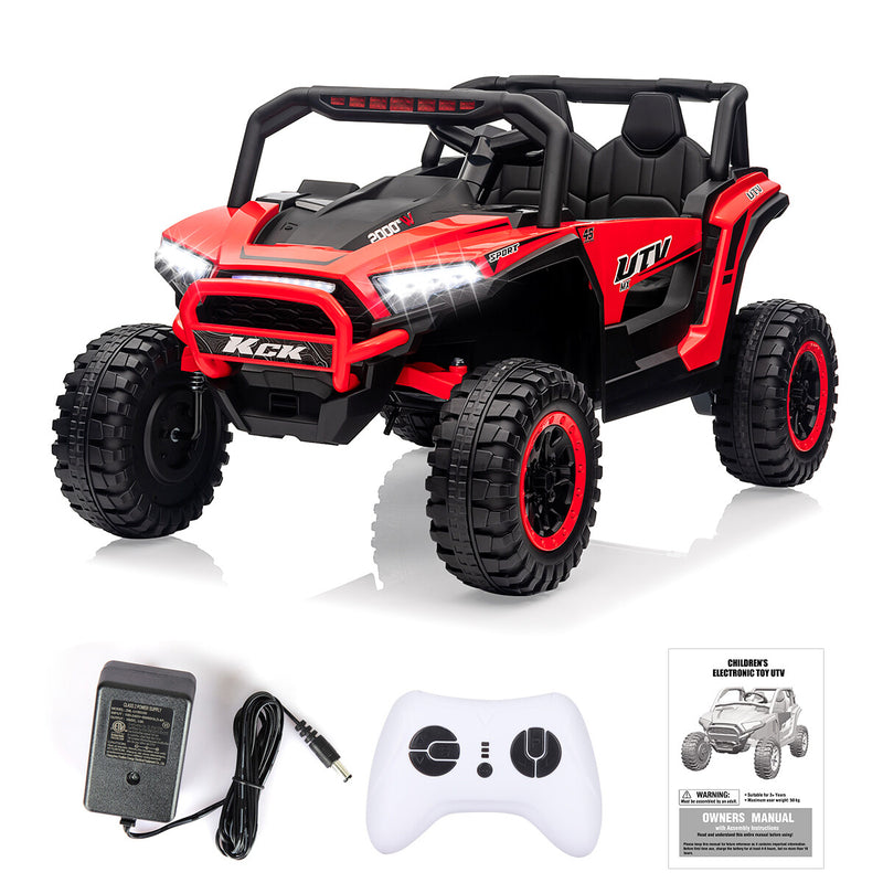 12V Battery-Powered Electric Off-Road UTV Ride-On Vehicle for Kids with Remote Control Magic Cars 12