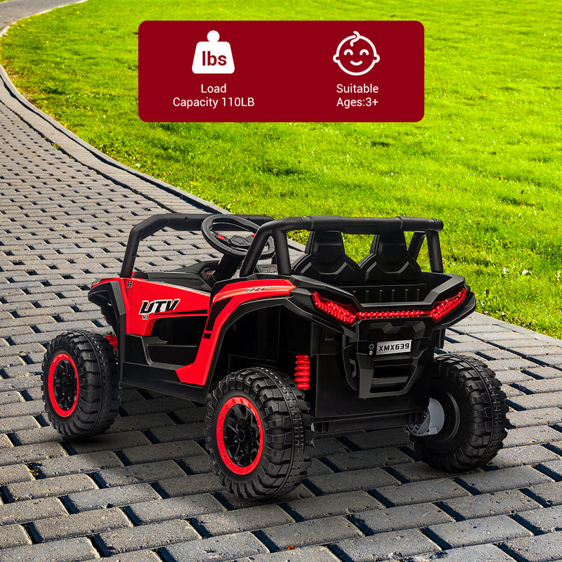 12V Battery-Powered Electric Off-Road UTV Ride-On Vehicle for Kids with Remote Control Magic Cars 4
