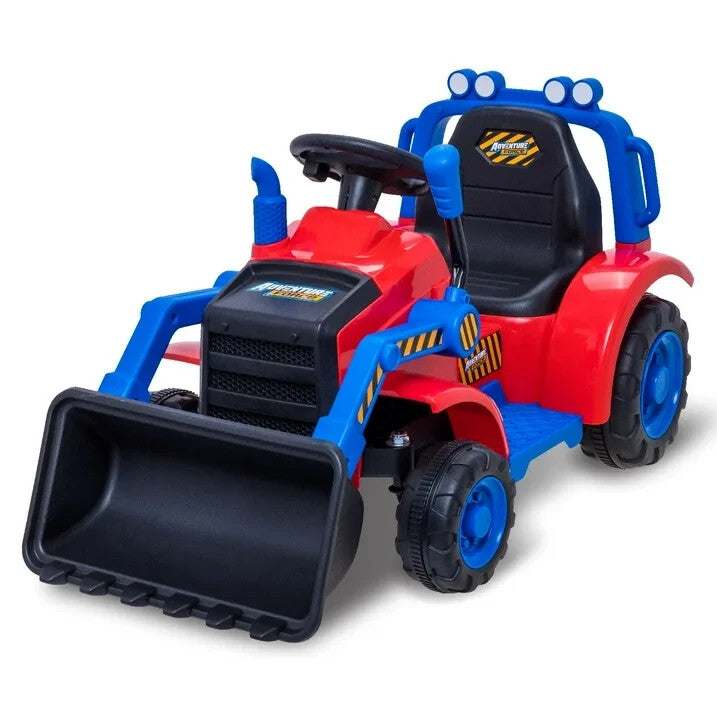 6-Volt Toddler Ride-On Front Loader Truck with Bucket Scoop for Ages 18 Months and Up Magic Cars Variant 0