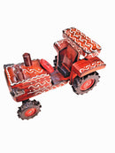 Wooden Ride-On Tractor Toy for Toddlers with 4 Wheels and Functional Design Magic Cars 2
